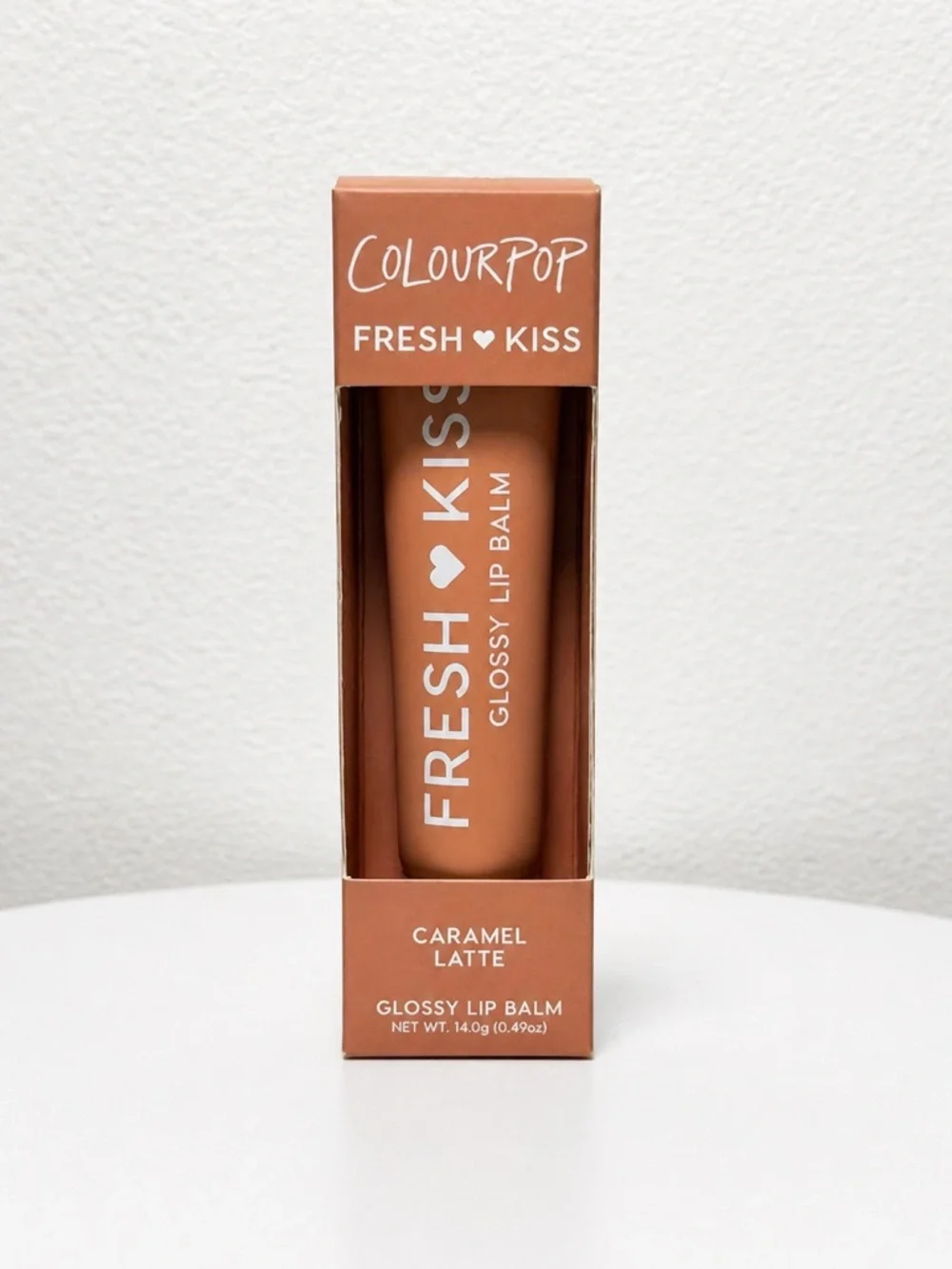 ColourPop Fresh Kiss Glossy Lip Balm - Caramel Latte Brown